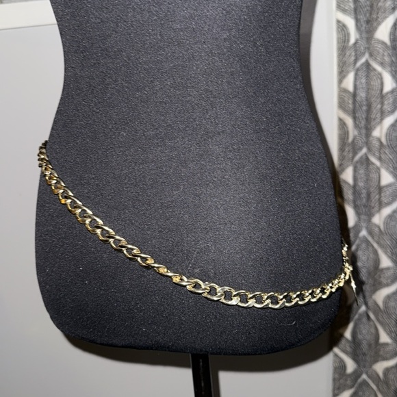 Chunky Metal Plate Chain Belt - Picture 5 of 7